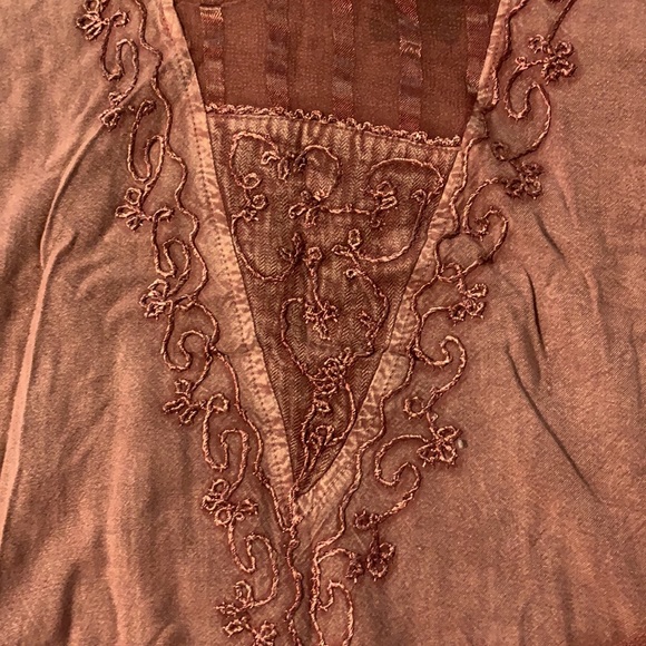 NWT Boho Bell Sleeve Top - Picture 4 of 8